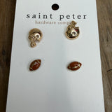 Football Stud Earrings Jewelry - Earrings SAINT PETER HARDWARE