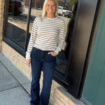 Birch Black Stripe Stacy Top Tops- Long Sleeve THREAD & SUPPLY