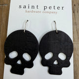Black Skull Earrings Jewelry - Earrings SAINT PETER HARDWARE