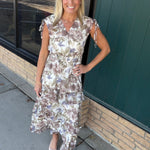 Golden Hour Floral Tiered Maxi Dress Dresses IN FEBRUARY