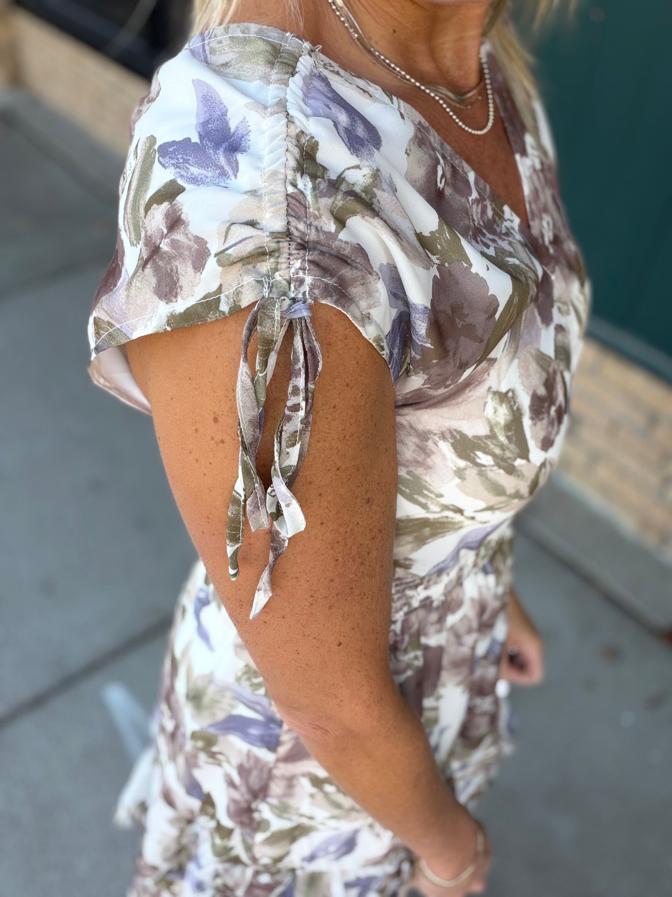 Golden Hour Floral Tiered Maxi Dress Dresses IN FEBRUARY