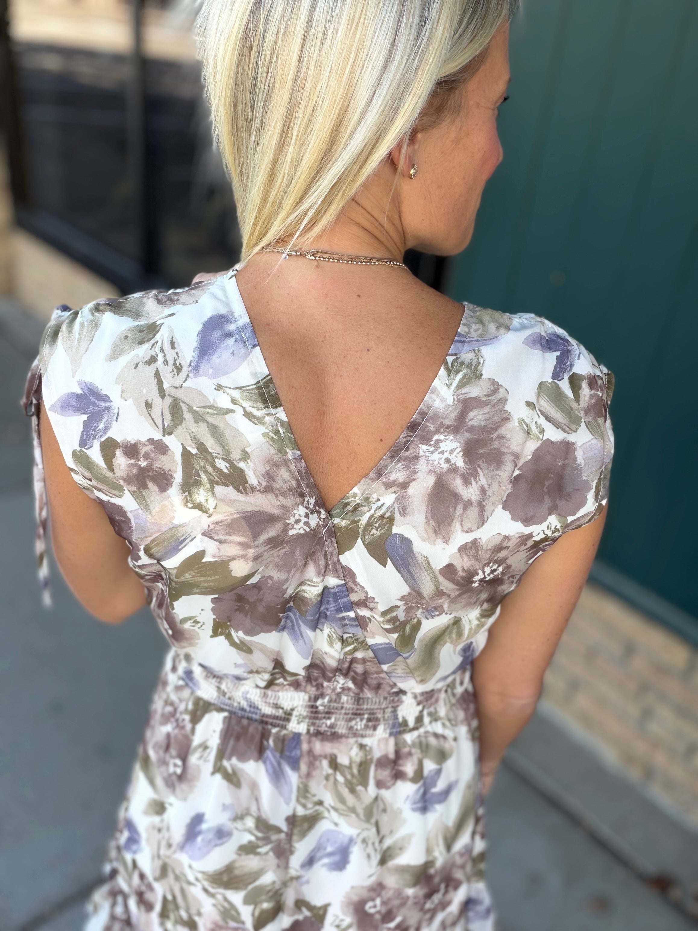 Golden Hour Floral Tiered Maxi Dress Dresses IN FEBRUARY