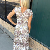 Golden Hour Floral Tiered Maxi Dress Dresses IN FEBRUARY