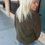 Dena Olive Shearling Zip Up Jacket Outerwear- Jackets KUT FROM THE KLOTH