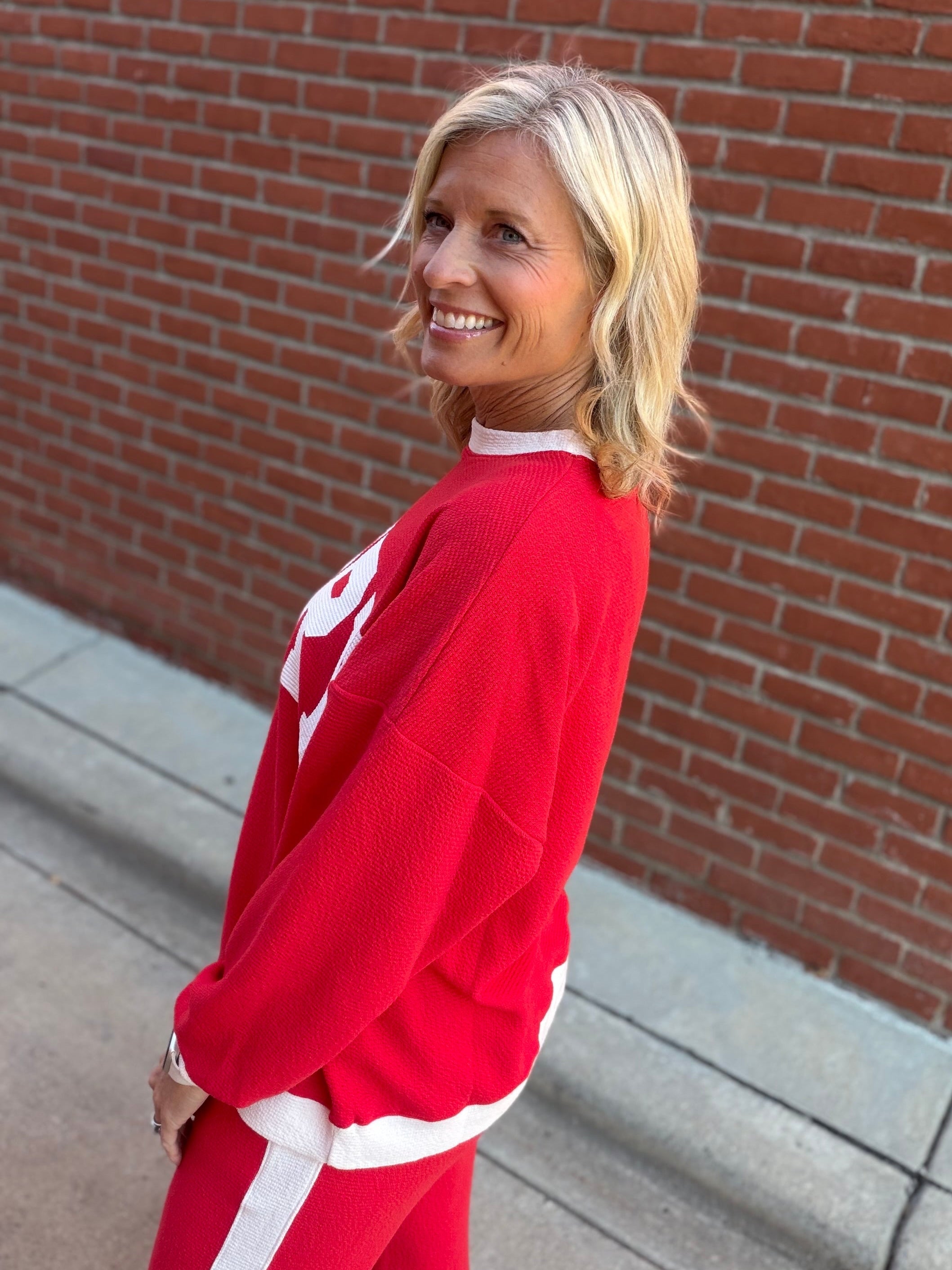Red Merry Top Top - Tee TRES BIEN