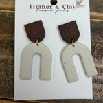 Speckled Arch Earrings Jewelry - Earrings Timber & Clay