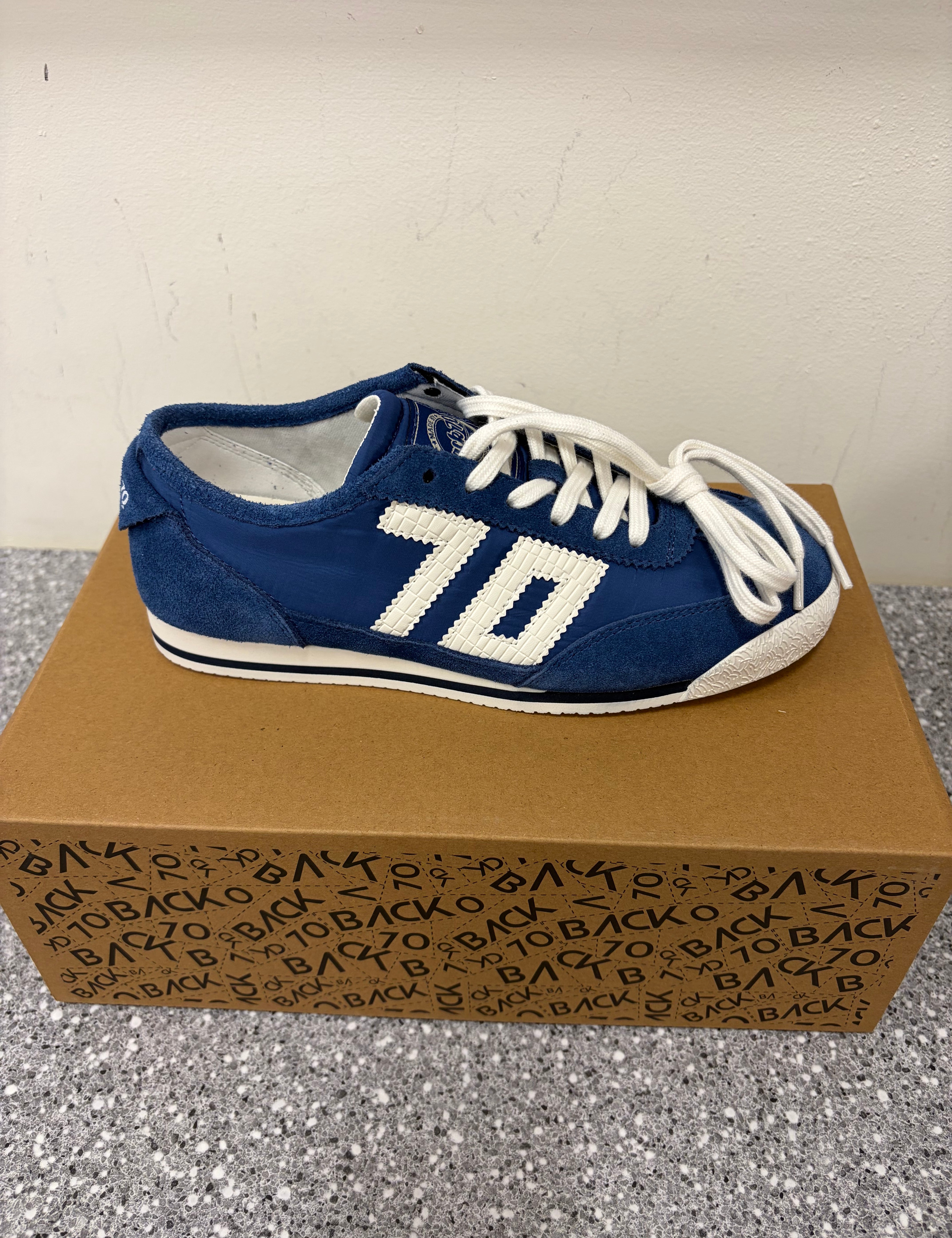 LEON- Navy Sneaker Shoes - Sneaker Back 70