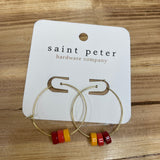 Spring Bead Gold Earrings Jewelry - Earrings SAINT PETER HARDWARE