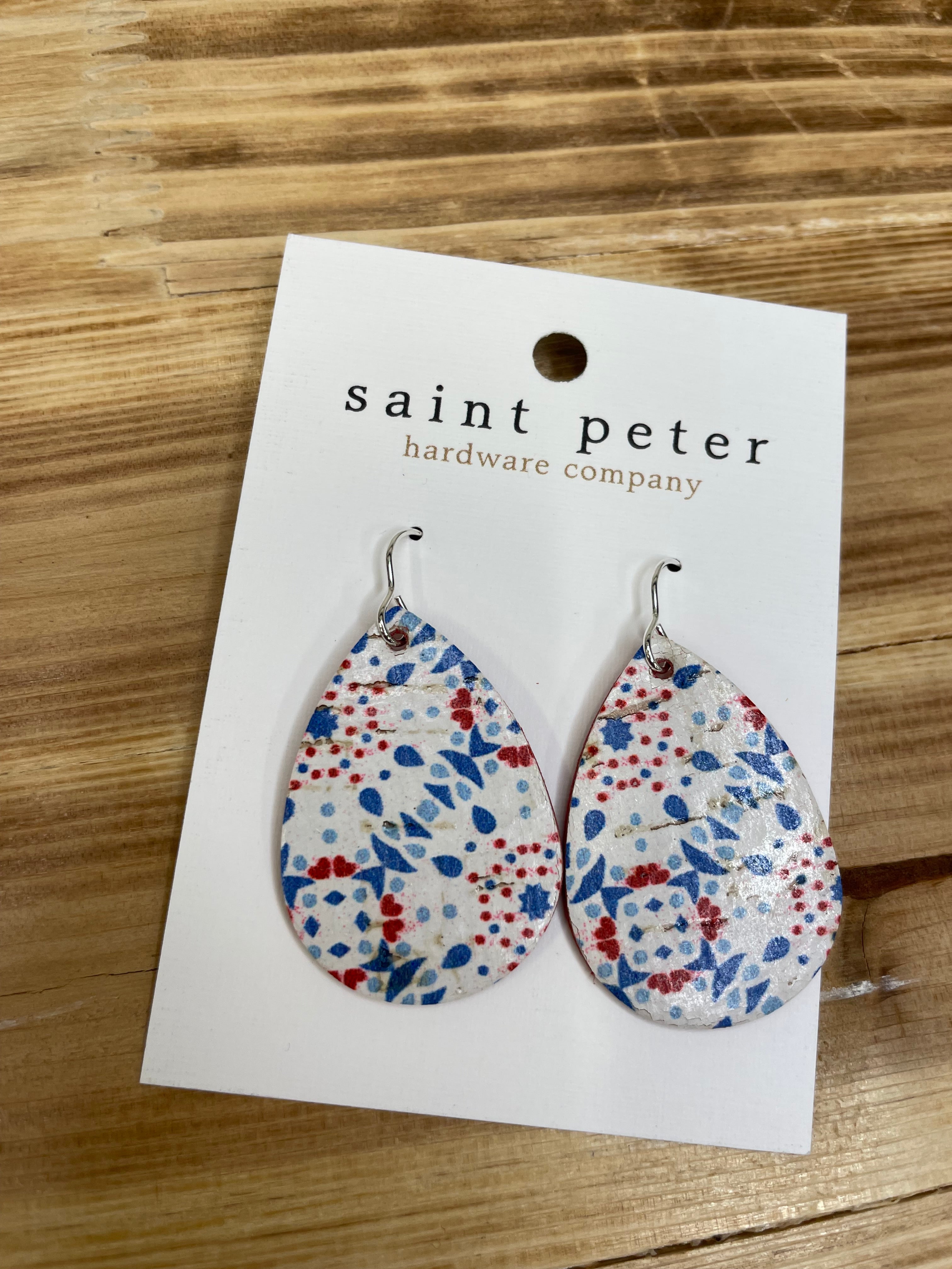 Patriotic Kaleidoscope Earrings Jewelry - Earrings SAINT PETER HARDWARE
