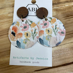 Floral Double Round Earrings Jewelry - Earrings ARTIFACTS JESSICA LYNCH