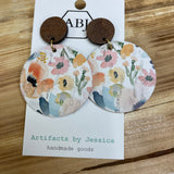 Floral Double Round Earrings Jewelry - Earrings ARTIFACTS JESSICA LYNCH