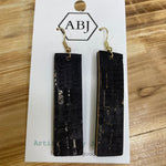 Black/Gold Dangle Earrings Jewelry - Earrings ARTIFACTS JESSICA LYNCH