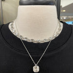 Back Silver Necklace Jewelry- Necklace MEGHAN BROWN STYLE