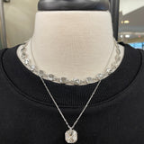 Back Silver Necklace Jewelry- Necklace MEGHAN BROWN STYLE