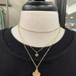 Clover Gold Necklace Jewelry- Necklace MEGHAN BROWN STYLE