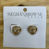 Tack Gold Earrings Jewelry - Earrings MEGHAN BROWN STYLE