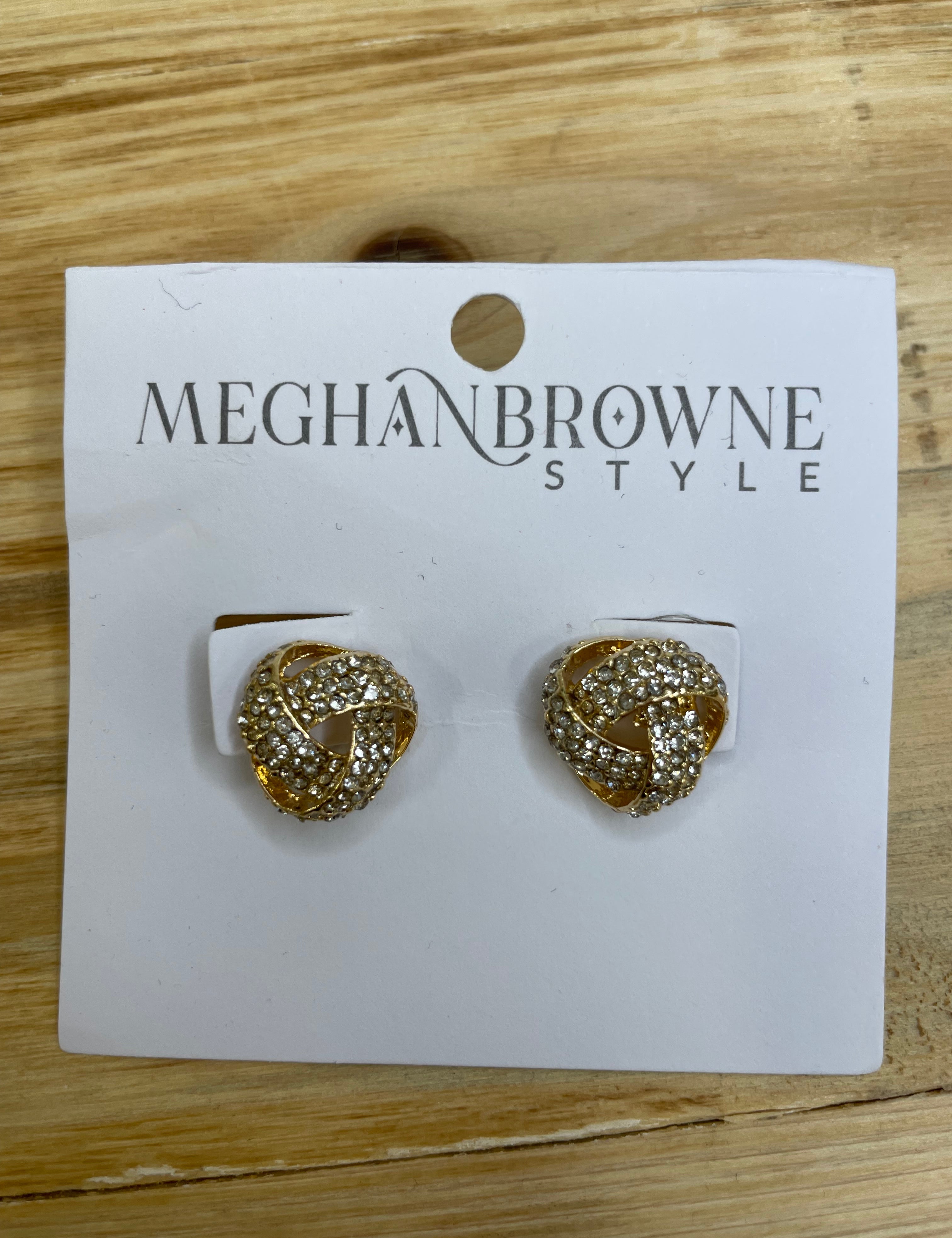 Tack Gold Earrings Jewelry - Earrings MEGHAN BROWN STYLE