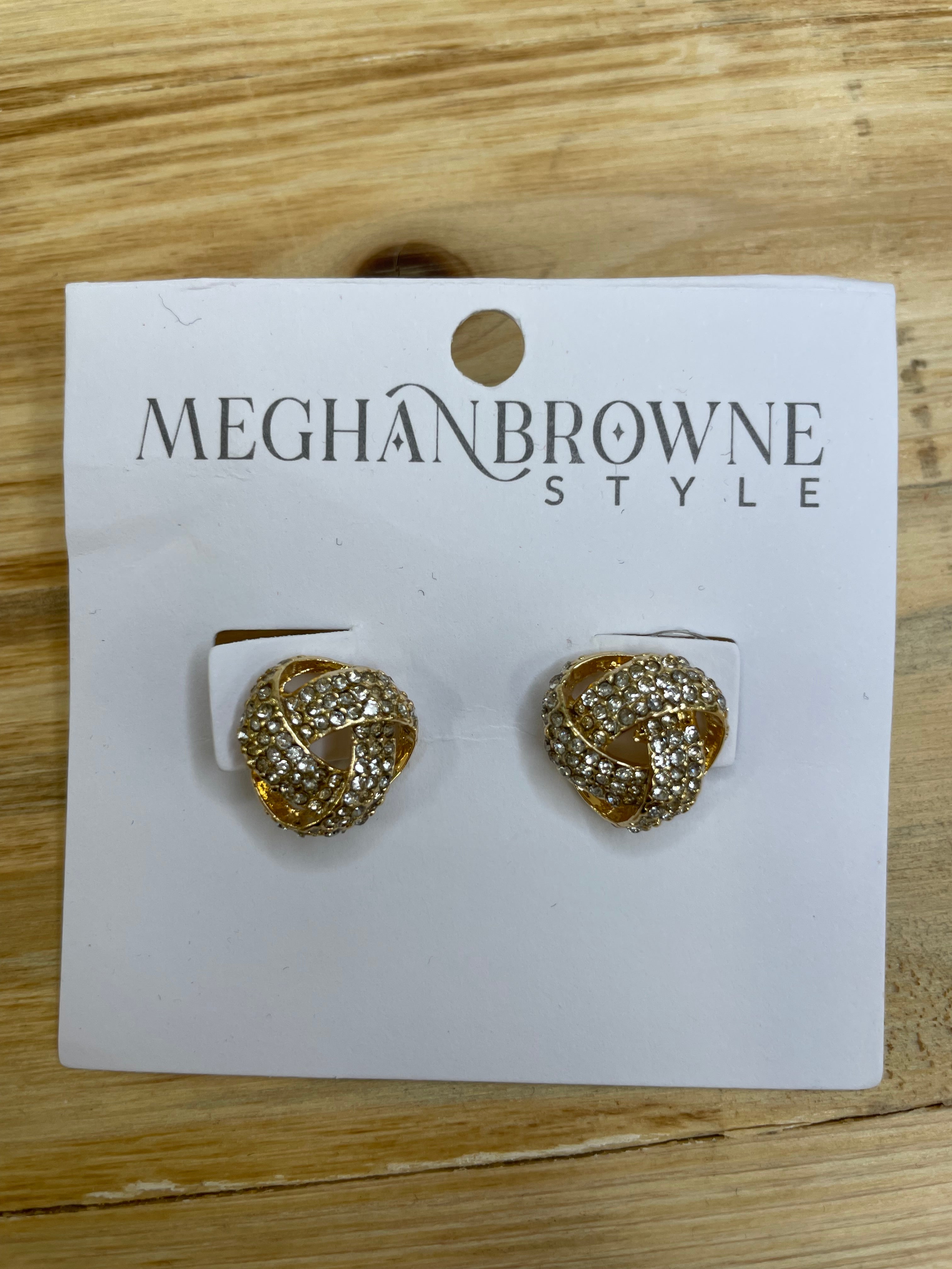 Tack Gold Earrings Jewelry - Earrings MEGHAN BROWN STYLE