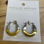 Luxe Gold & Silver Chunky Earrings Jewelry - Earrings PANACHE