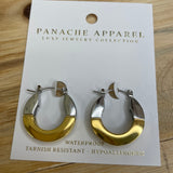Luxe Gold & Silver Chunky Earrings Jewelry - Earrings PANACHE