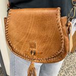 Half Moon Tan Rustic (Bed Stu) Bags- Purses BED STU
