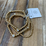Hugh Gold Bracelet Jewelry- Bracelet MEGHAN BROWN STYLE