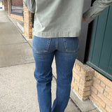 Ella Mid Rise Classic Straight - Hidden Bottom- Pants HIDDEN