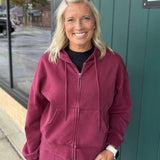 Ashford Zinfandel Full Zip Hoodie Top - Sweatshirt THREAD & SUPPLY