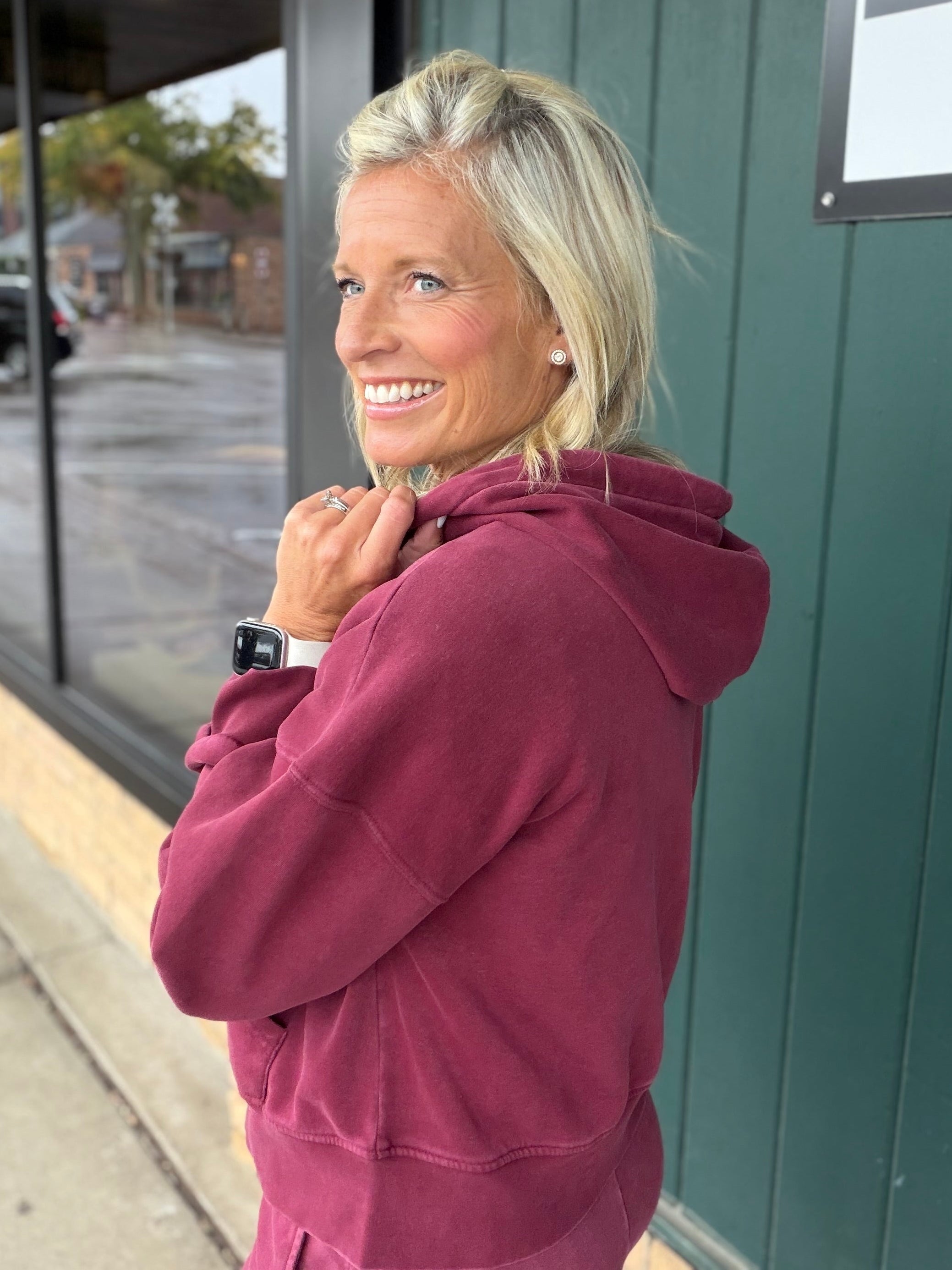 Ashford Zinfandel Full Zip Hoodie Top - Sweatshirt THREAD & SUPPLY