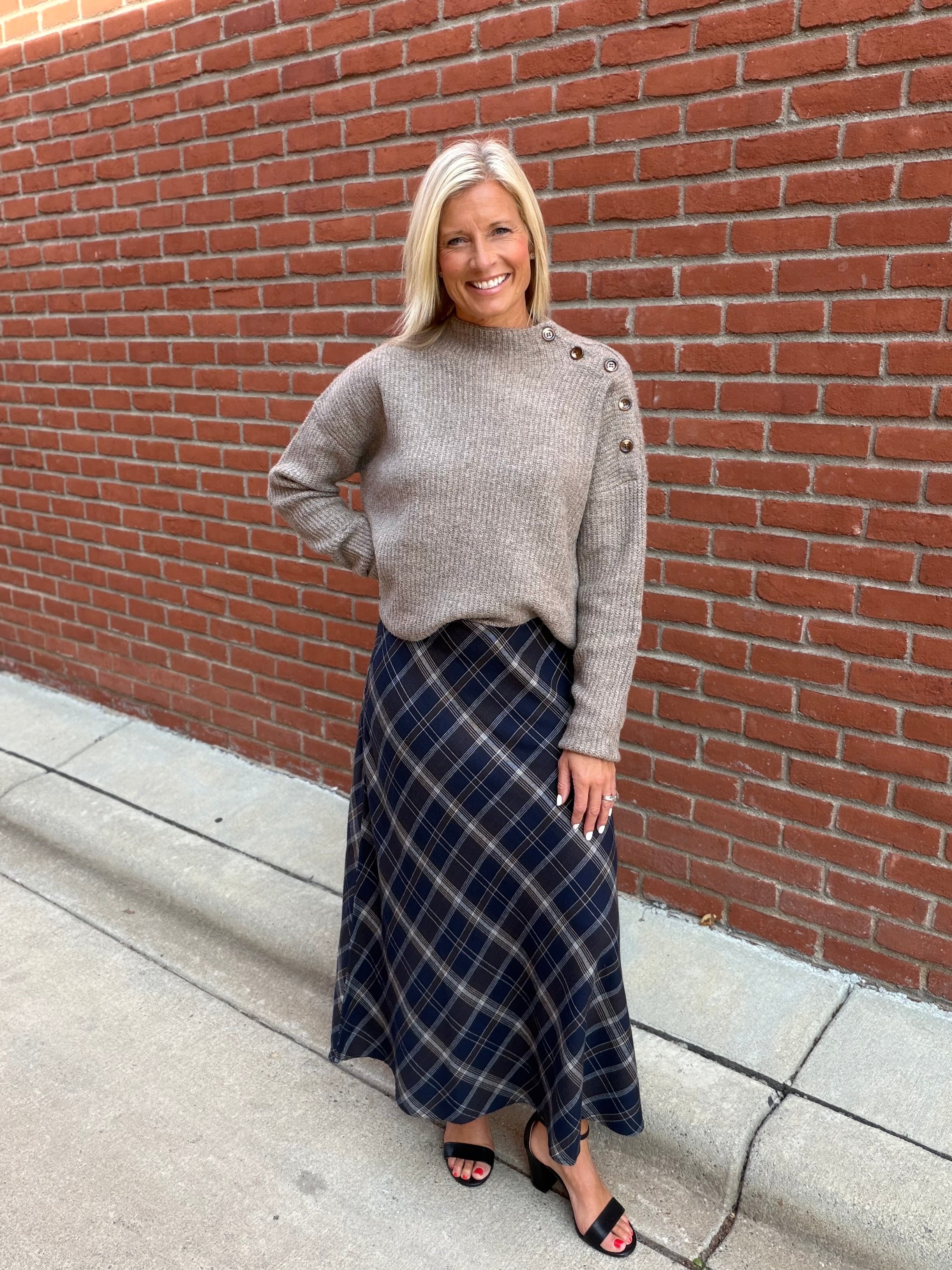 Crestview Plaid Midi Skirt Bottoms - Skirts Z SUPPLY