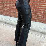 Black Kelsey Coated Flare