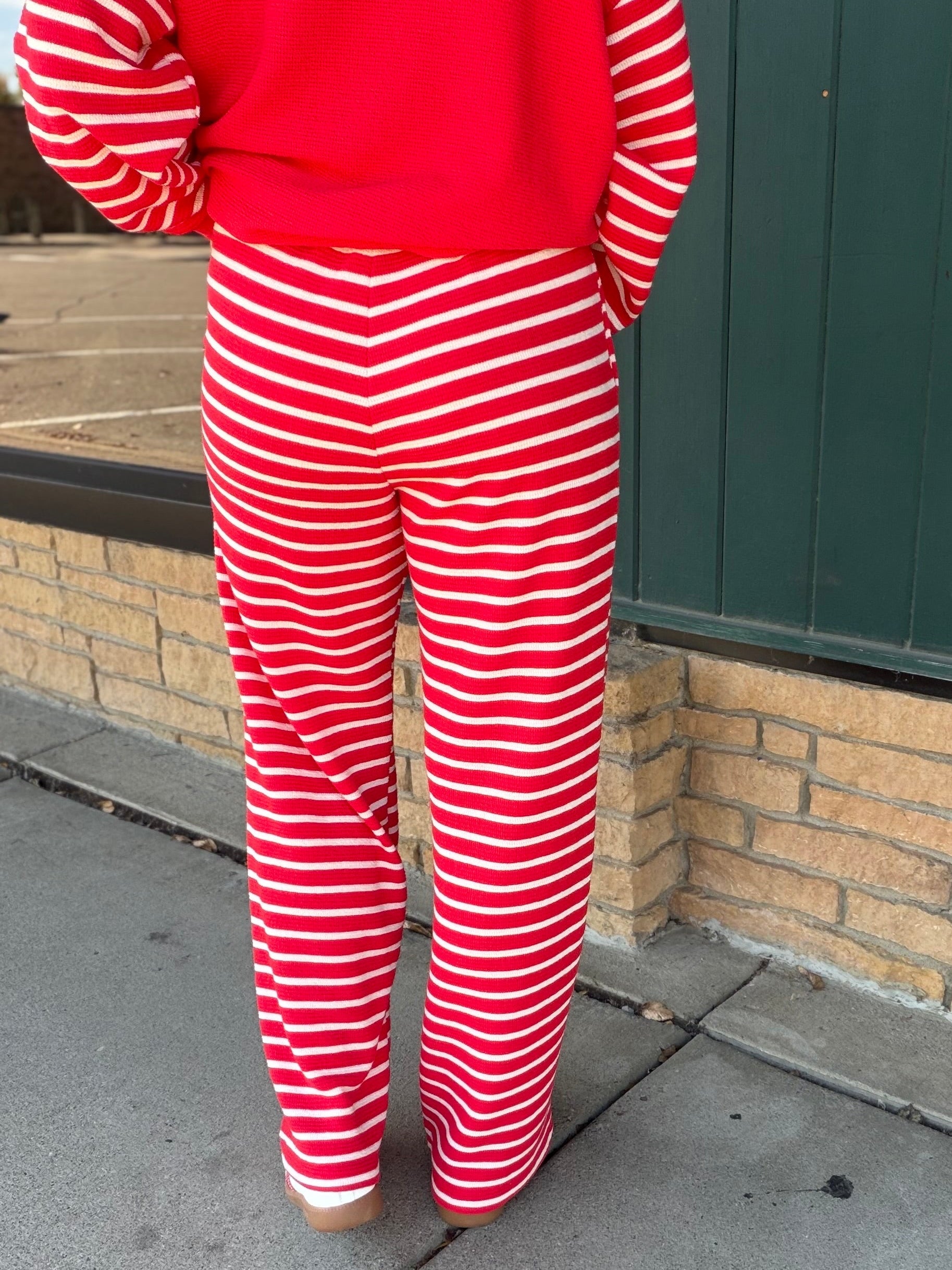 Sailor Stripe Cloud Knit Drawstring Pants Bottoms - Pants TRES BIEN
