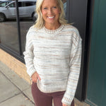 Sand Multi Cassy Sweater Top - Sweater THREAD & SUPPLY