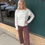 Sand Multi Cassy Sweater Top - Sweater THREAD & SUPPLY