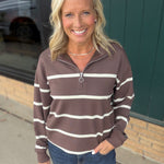 Chocolate Cream Loma Pullover Top - Sweatshirt THREAD & SUPPLY