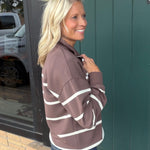 Chocolate Cream Loma Pullover Top - Sweatshirt THREAD & SUPPLY