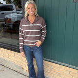 Chocolate Cream Loma Pullover Top - Sweatshirt THREAD & SUPPLY