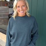 Teal Heather Jasse Top Top - Sweatshirt Thread & Supply