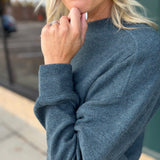Teal Heather Jasse Top Top - Sweatshirt Thread & Supply
