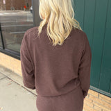 Coffee Bean Heather Jasse Top Top - Sweatshirt THREAD & SUPPLY