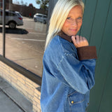 Denim & Corduroy Contrast Jacket Outerwear- Jackets Mable
