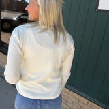 Ecru Fayston Waffle Crew Tops- Long Sleeve FLAG AND ANTHEM