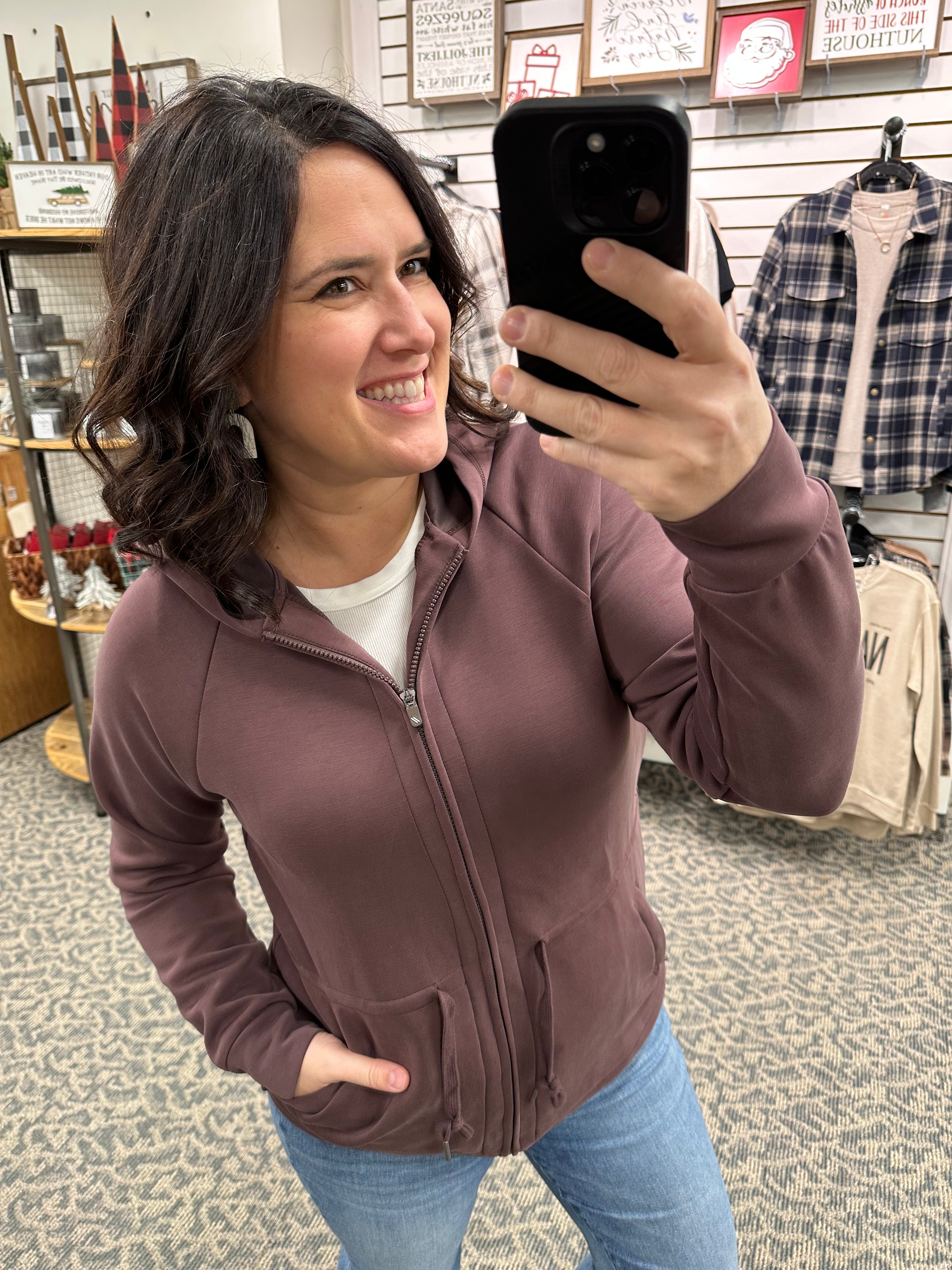 Raisin Kai Zip up Hoodie Outerwear- Jackets THREAD & SUPPLY