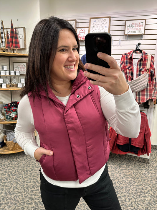 Raspberry Anya Vest
Brand: Recreation by Thread & Supply