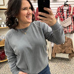 Stormy Weather Hangout Top Tops- Sweatshirt THREAD & SUPPLY