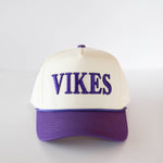 VIKES Minnesota Vikings Trucker Hat - Purple & Cream 'Sota Style Club