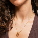 18k Gold Looped Duo Necklace Brenda Grands Jewelry