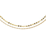 18K Gold Layered Circle Choker Brenda Grands Jewelry