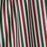 Ribbon Green Red Tea Towel Geometry