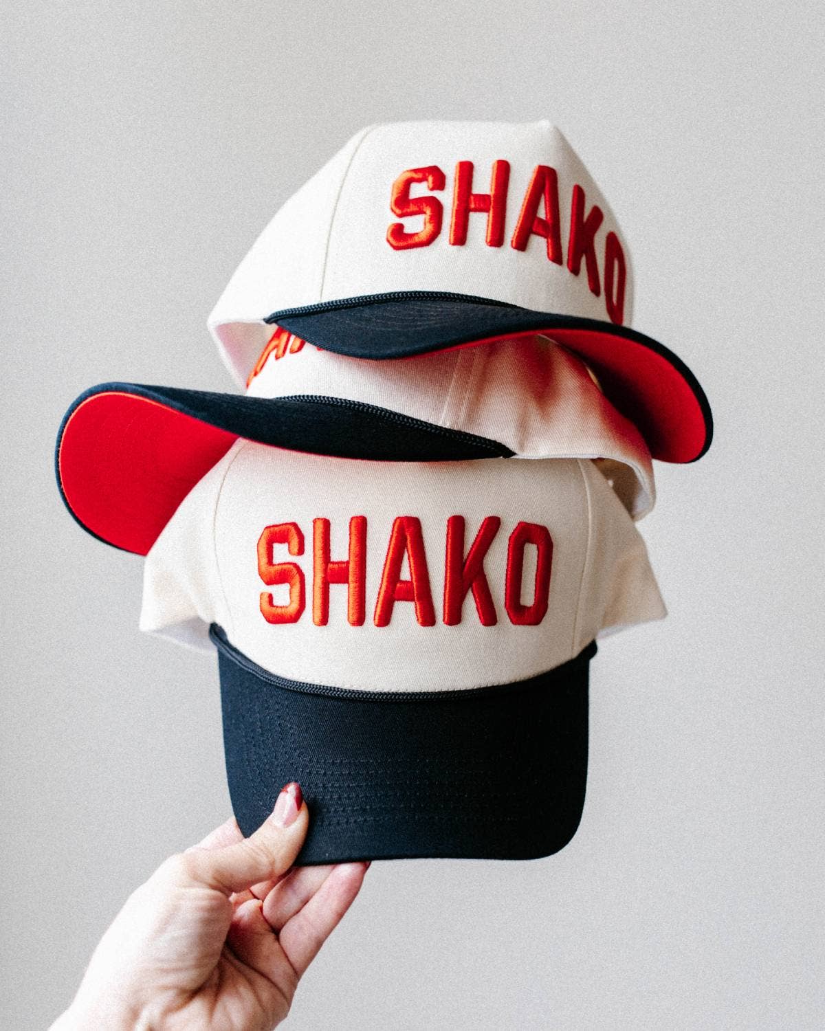 SHAKO Shakopee MN Trucker Hat - Red, Black, & Cream 'Sota Style Club